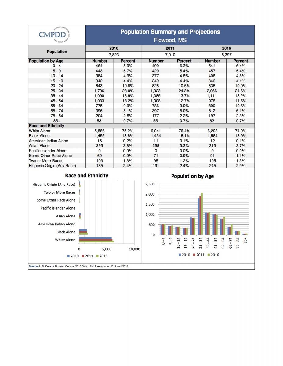 Demographics City of Flowood